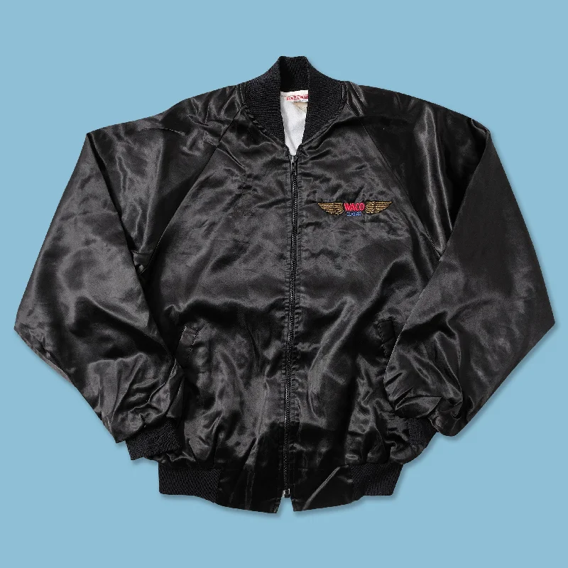 - Pregnant cat delivery room warming boxVintage Satin Bomber Jacket Medium