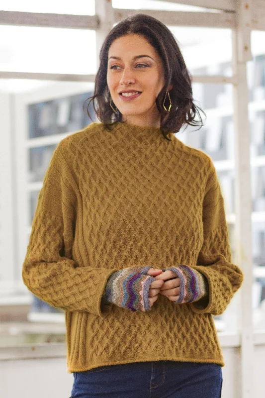 - Cat stress soothing sprayAntique Gold Trellis Women's Antique Gold 100% Alpaca Sweater - Cat stress soothing sprayAntique Gold Trellis Women's Antique Gold 100% Alpaca Sweater