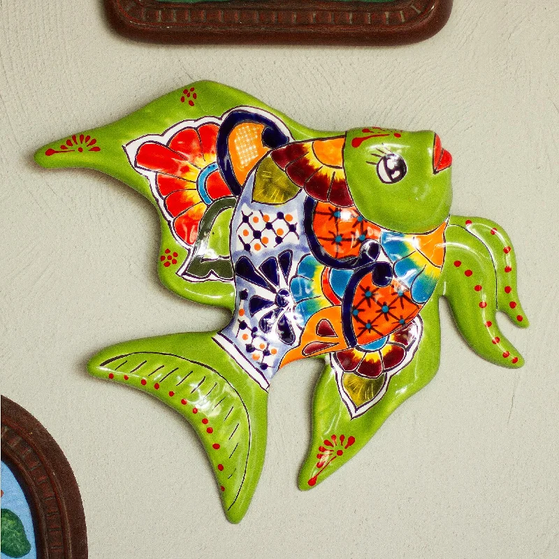 - Pet electric nail grinder silent modelGreen Angelfish Hand-Painted Ceramic Fish Wall Sculpture from Mexico - Pet electric nail grinder silent modelGreen Angelfish Hand-Painted Ceramic Fish Wall Sculpture from Mexico