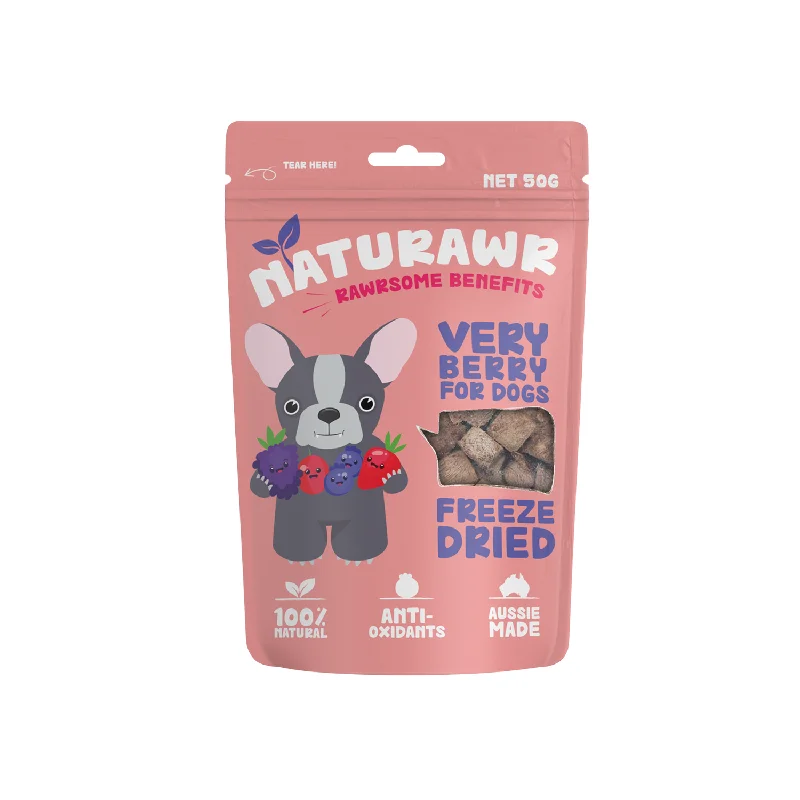 - High protein dog foodNaturawr Kangaroo Very Berry Freeze Dried Dog Treat
