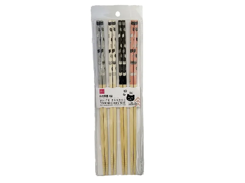 - Pet tear stain cleaning wipesWhite Bamboo Cooking Chopstick Cat