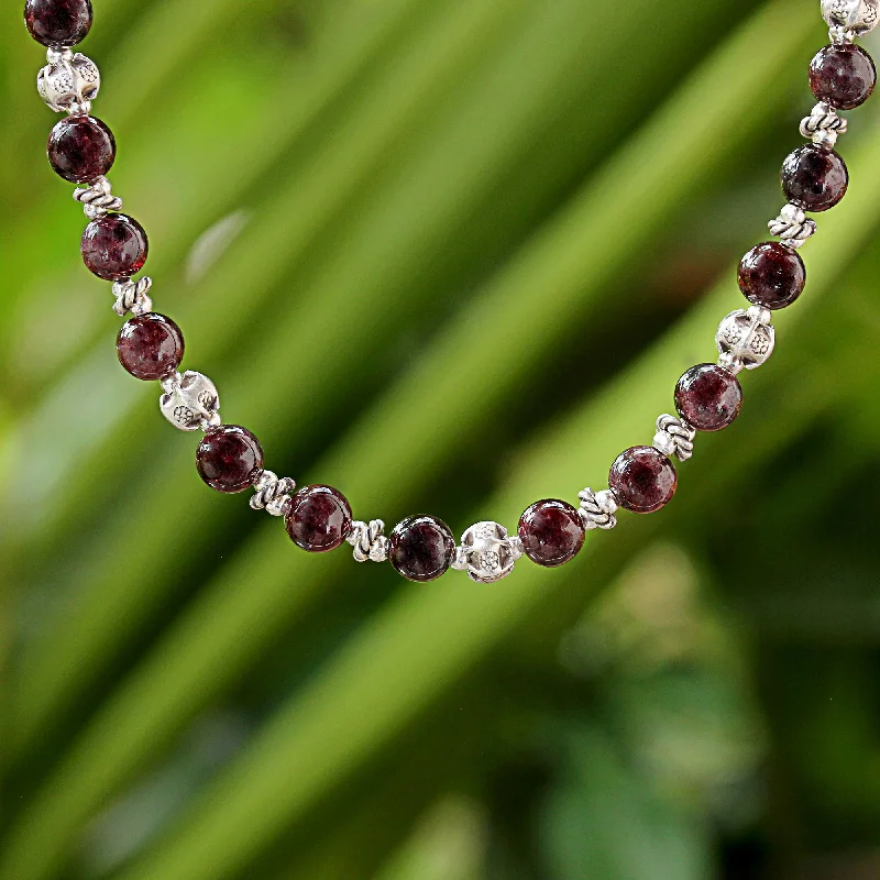 - Pet vitamin complex nutrition tabletsSimple Grace Garnet and 950 Silver Beaded Necklace from Thailand