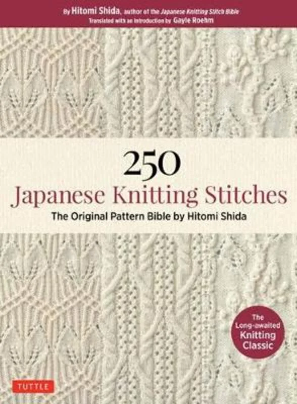 - Cat nail clippers with LED lights250 Japanese Knitting Stitches