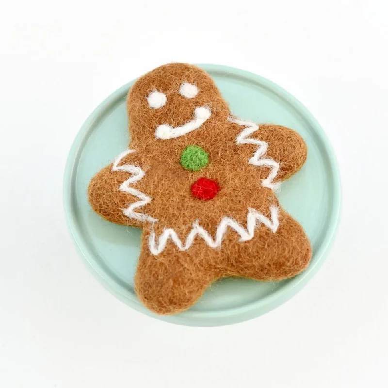 - Winter dog thick down jacketChristmas Felt Gingerbread Man Cookie