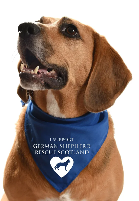 German Shepherd Rescue Scotland fundraising dog bandana