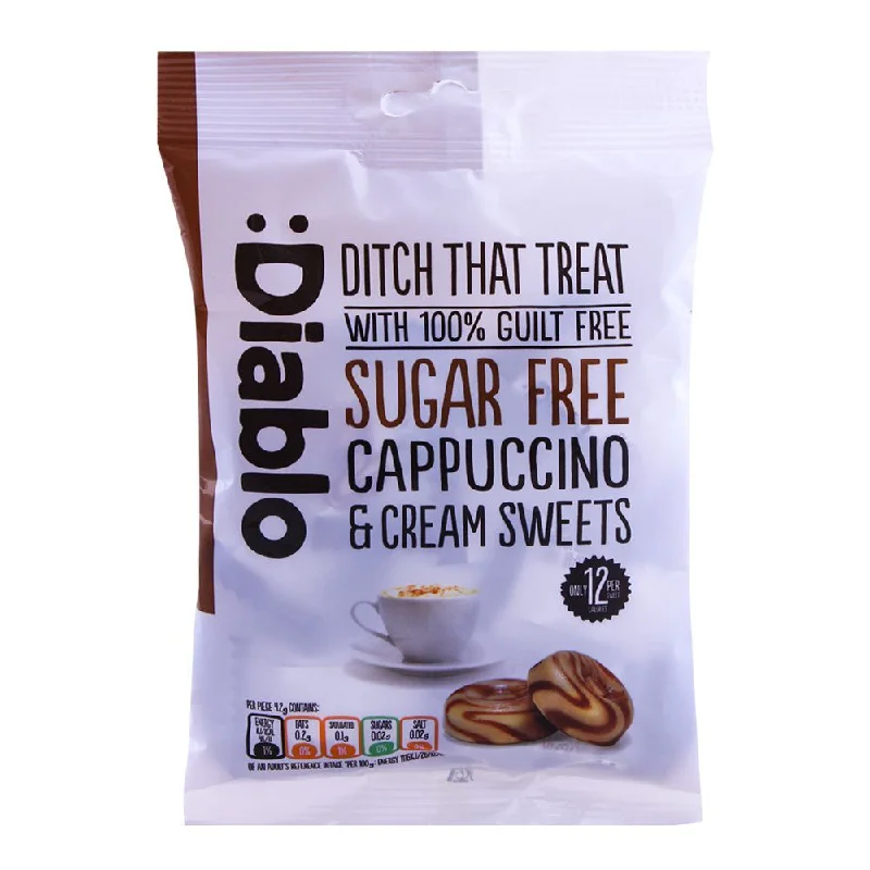 - Pet tear stain cleaning wipesDIABLO CANDY CAPPUCCINO CREAM SWEET SUGAR FREE 75 GM BASIC - Pet tear stain cleaning wipesDIABLO CANDY CAPPUCCINO CREAM SWEET SUGAR FREE 75 GM BASIC