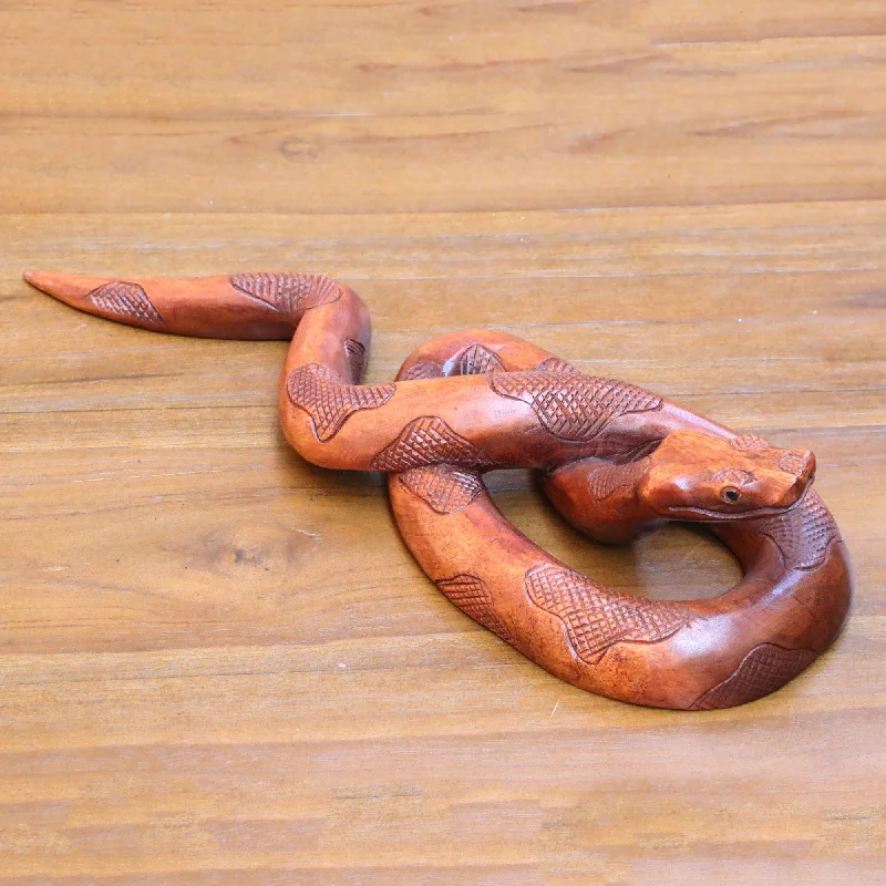 - Pet fence foldable indoorSanca Hand Crafted Wood Python Sculpture by Balinese Artisan - Pet fence foldable indoorSanca Hand Crafted Wood Python Sculpture by Balinese Artisan