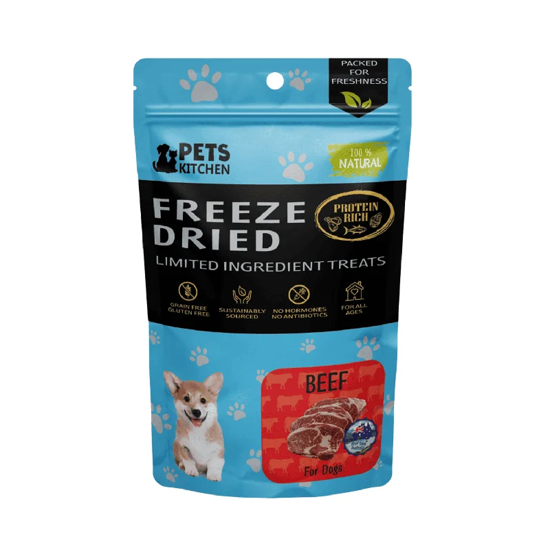  -Cost-effective dog foodPets Kitchen Freeze Dried Beef Treats For Dogs