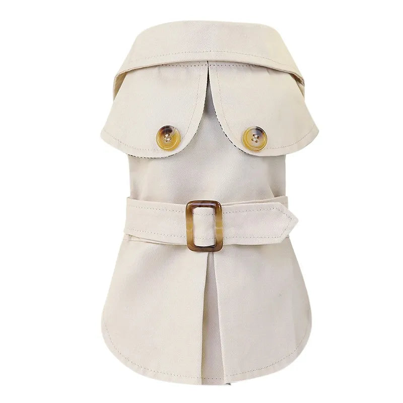 British Style Pets Dog Clothes Winter Thicken Jacket Coat Costumes Hoodies