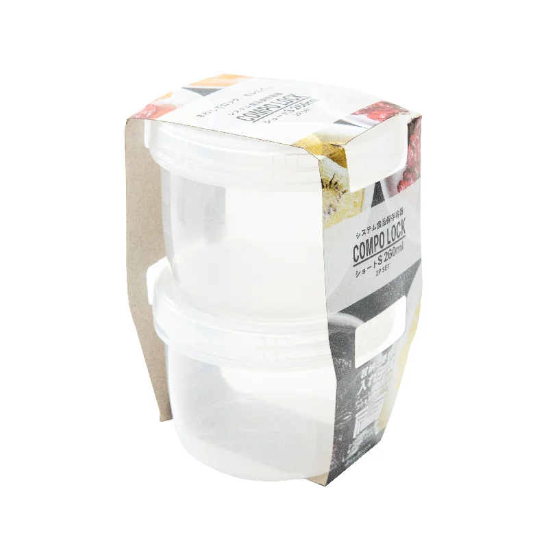 - Dog anti-slip matSanada Seiko Compo Lock Round Container 260mL (2pcs)