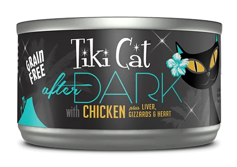    - Cat food for picky eaters  Tiki Cat After Dark Chicken