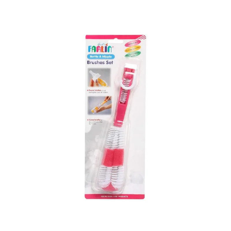 - Air box TSA certified check-inFARLIN BABY BOTTLE & NIPPLE BRUSHES BF-257