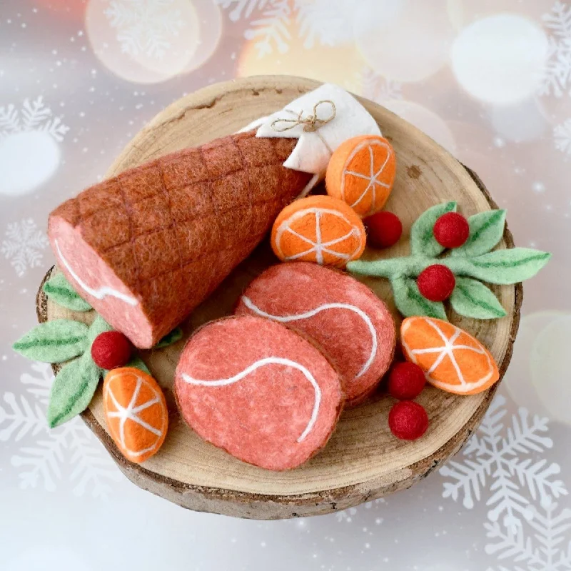 -Anti-scratch scratching board AND cat bed in oneChristmas Felt Ham Feast Play Food Set -Anti-scratch scratching board AND cat bed in oneChristmas Felt Ham Feast Play Food Set