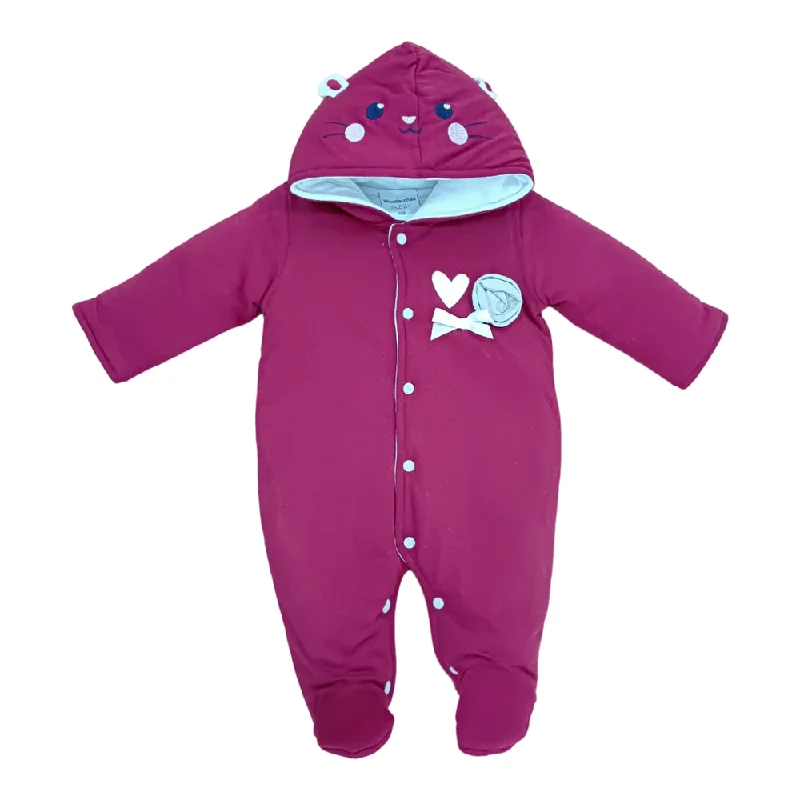 - Car dog seat beltGIRLS L/S QUILTED ROMPER HOODED MZW-24 0-3M 241-026