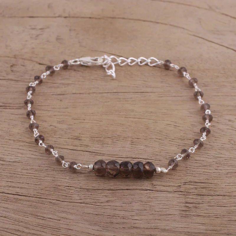-Anti-slip claw protection raincoat FOR dogsLuminous Brown Handcrafted Smoky Quartz and Sterling Silver Link Bracelet -Anti-slip claw protection raincoat FOR dogsLuminous Brown Handcrafted Smoky Quartz and Sterling Silver Link Bracelet