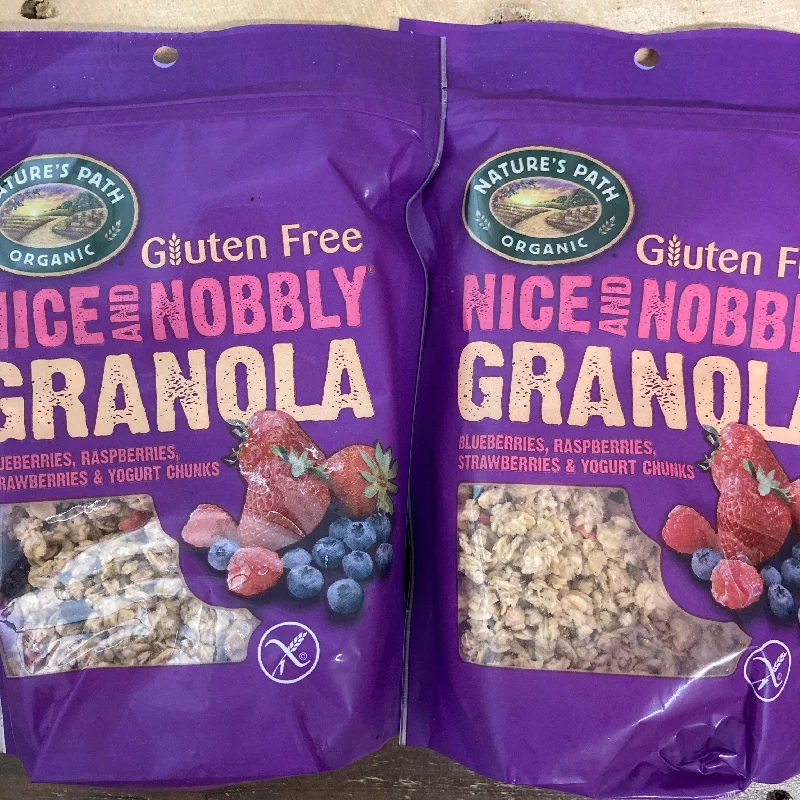 - Rabbit grass rack to prevent waste food box2x Natures Path Organic Berry Granola (2x312g)