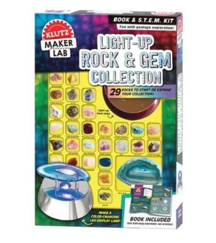 - ​​Christmas pet Christmas clothingLight-Up Rock & Gem Collection (Klutz: Maker Labs)