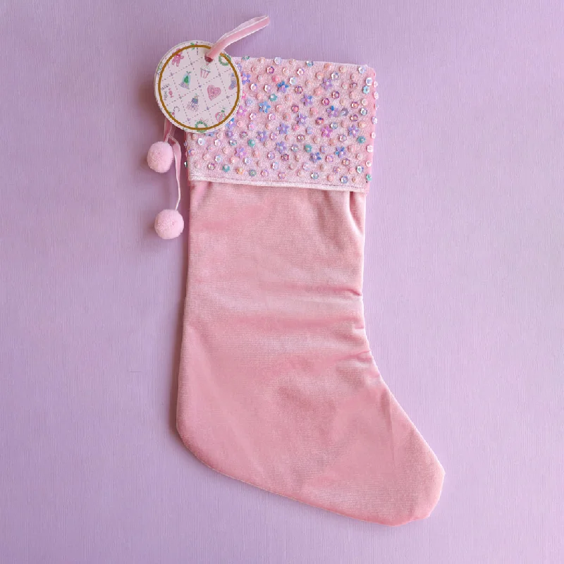 - Elderly dog ​​joint care mattressLauren Hinkley Christmas Sequin Stocking | Enchanted Christmas PINK