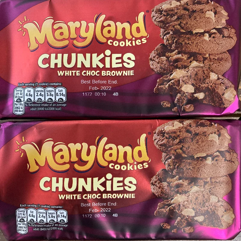 - Christmas pet Christmas clothing3x Maryland Big & Chunky White Choc Brownies (3x144g) - Christmas pet Christmas clothing3x Maryland Big & Chunky White Choc Brownies (3x144g)