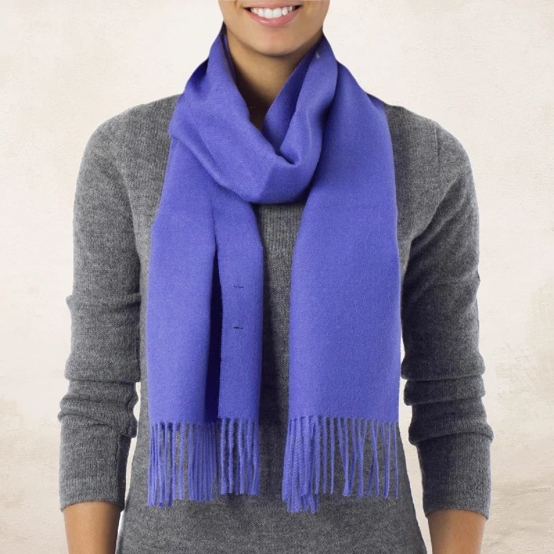 - Pet fence foldable indoorLily Valley Handmade Alpaca Wool Solid Scarf from Peru