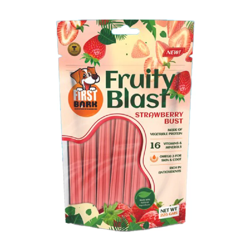  -Anti-scratch sofa protective coverFirst Bark Fruity Blast Strawberry Bust Dog Treats