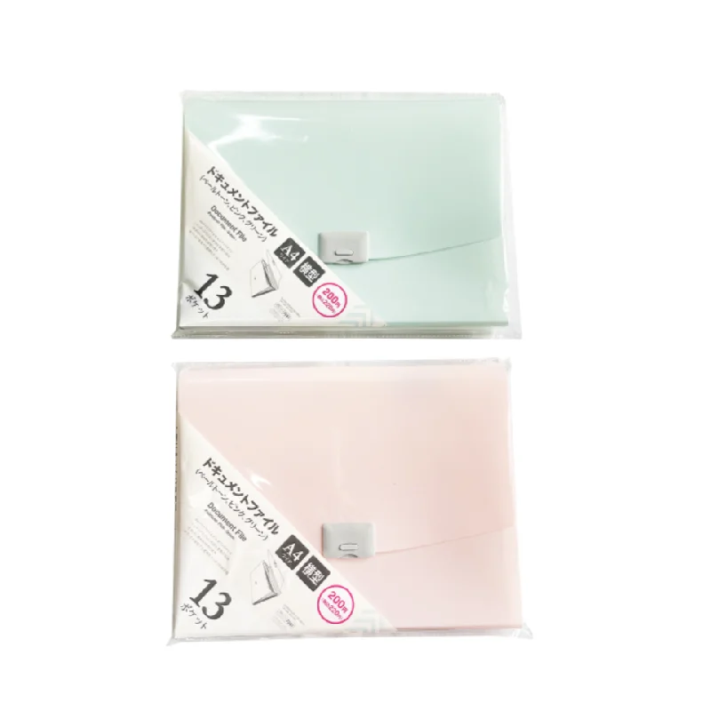 - Air box TSA certified check-inDocument File Pale Tone Pink/Green