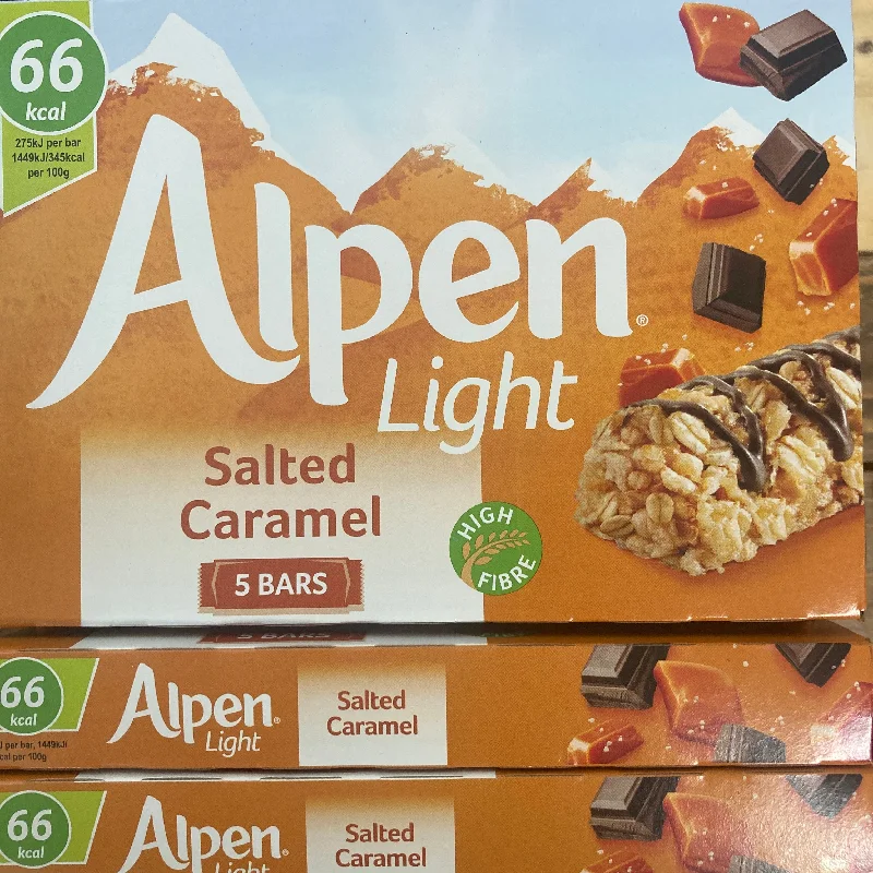 - Organic cotton dog bibs20x Alpen Light Cereal Bars Salted Caramel (4 Packs of 5 x 19g)