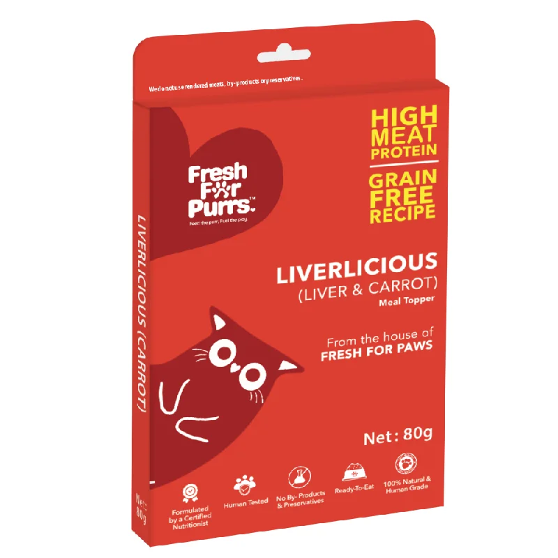 ---Fresh For Purrs Liverlicious Carrot Supplement for Cats
