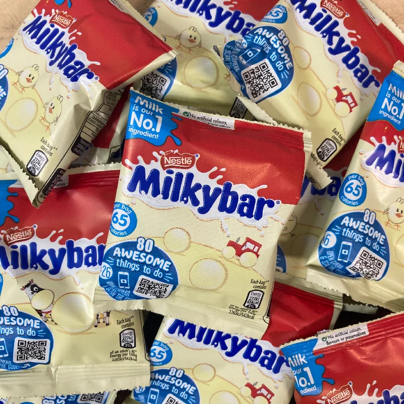 - Teething and chewing toys for puppies12x Milkybar White Chocolate Buttons Bags (12x12g)