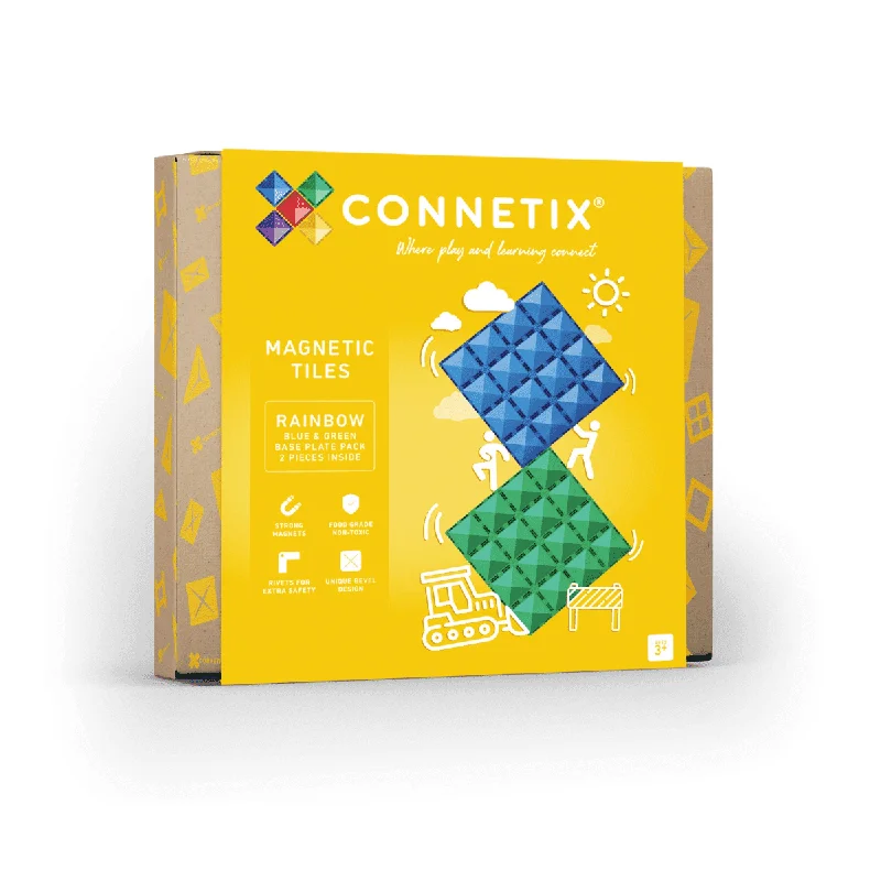 - Custom pet birthday cakeConnetix | 2 Piece Base Plate Pack Blue & Green