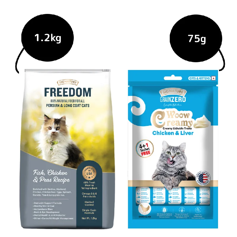 - Pet water dispenser UV sterilization versionSignature Freedom Fish, Chicken and Peas Recipe Persian Cat Dry Food and Grain Zero Chicken and Liver Lickable Creamy Cat Treats Combo - Pet water dispenser UV sterilization versionSignature Freedom Fish, Chicken and Peas Recipe Persian Cat Dry Food and Grain Zero Chicken and Liver Lickable Creamy Cat Treats Combo