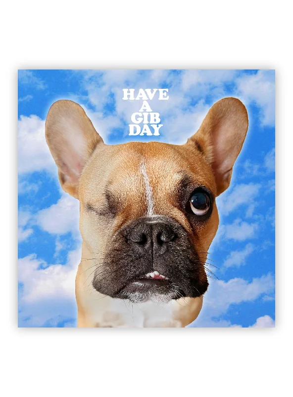 Non-toxic pet clothesHave A Gib Day Sticker