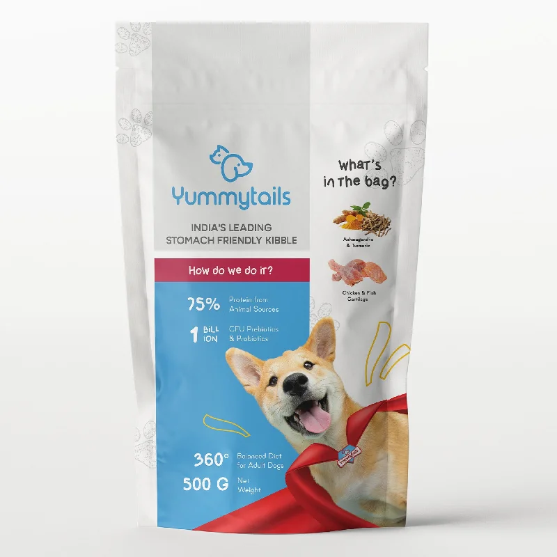 - Winter warm clothes for short-haired dogsYummytails Chicken and Fish Premium Adult Medium and Large Dog Dry Food