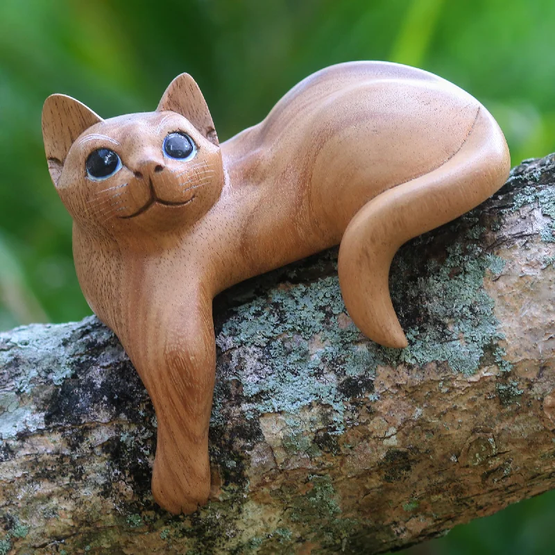 - Winter dog thick down jacketWatchful Ginger Cat Hand Carved Kitty Cat Sculpture in Medium Wood Finish - Winter dog thick down jacketWatchful Ginger Cat Hand Carved Kitty Cat Sculpture in Medium Wood Finish