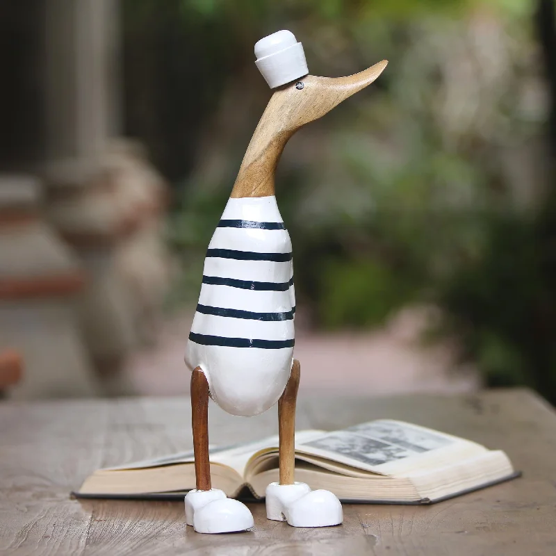 - Dog heart rate monitoring collarSailor Duck Acacia Wood and Bamboo Root Sailor Duck Sculpture from Bali - Dog heart rate monitoring collarSailor Duck Acacia Wood and Bamboo Root Sailor Duck Sculpture from Bali