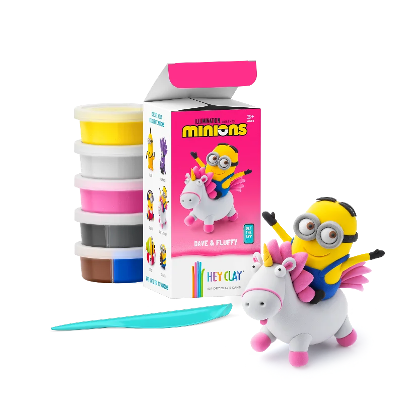 - Organic cotton dog bibsHey Clay | Minions DAVE + FLUFFY
