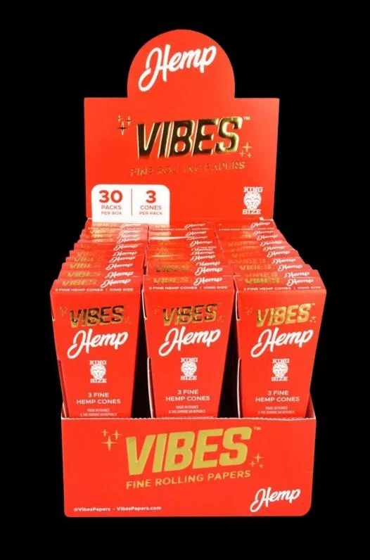  -Anti-scratch scratching board AND cat bed in oneVIBES Hemp Cones - 30 Pack
