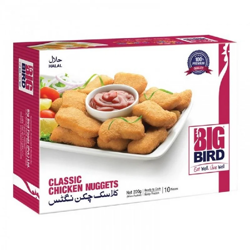 - Pet water dispenser UV sterilization versionBIG BIRD CLASSIC CHICKEN NUGGETS 220 GM