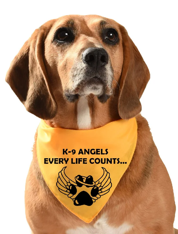 K9 Angels fundraising dog bandana