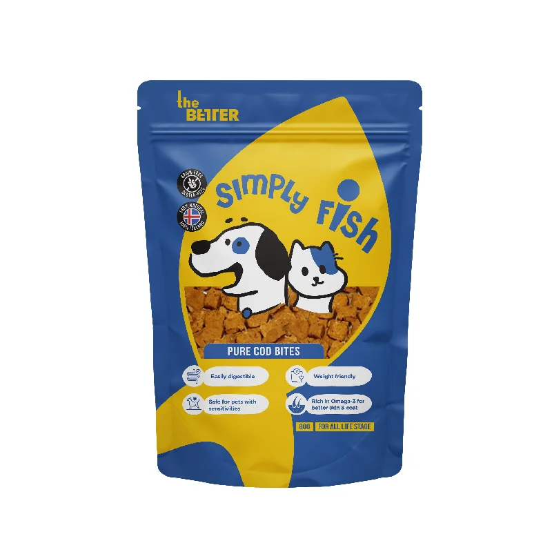  -High-fiber dog foodThe Better Pure Cod Bites