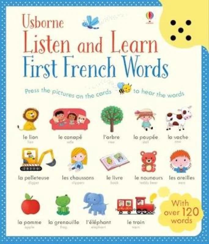 - Air box TSA certified check-inListen and Learn First French Words