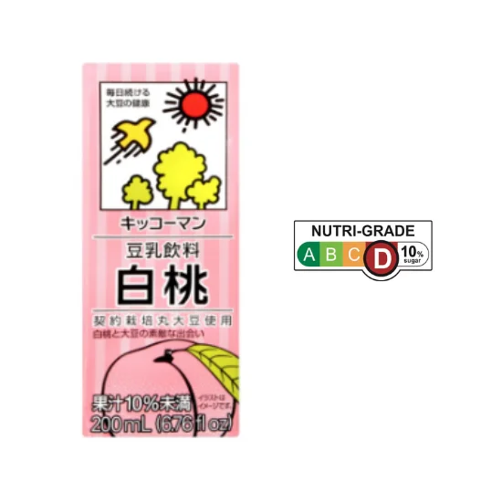 - Organic cotton dog bibsKIKKOMAN Soymilk White Peach Flavoured 200ml