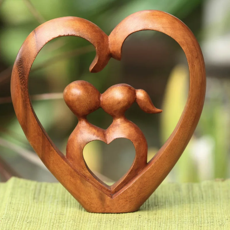 - Pregnant cat delivery room warming boxStory of Love Hand Carved Heart Sculpture