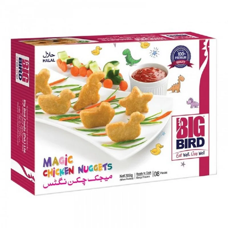 - Pet stroller can be taken on the planeBIG BIRD MAGIC CHICKEN NUGGETS 208 GM PC