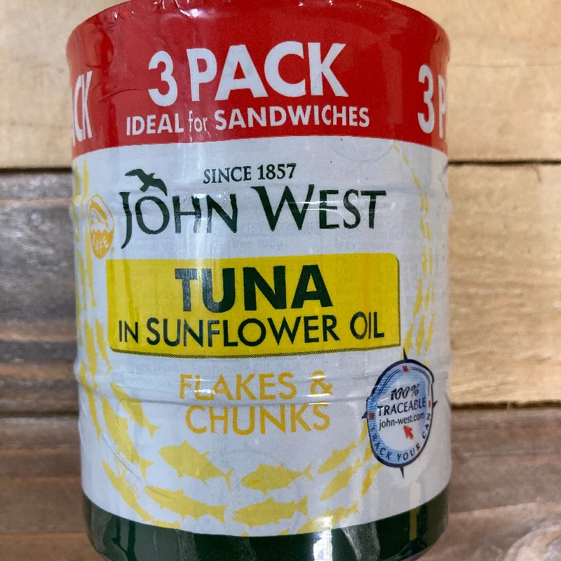 - Pet monitor with cameraJohn West Tuna in Sunflower Oil 3 Pack (3x132g)