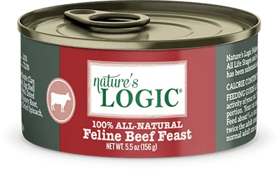  . **Brand-Related**  Nature's Logic Cat Beef Feast CLEARANCE FINAL SALE