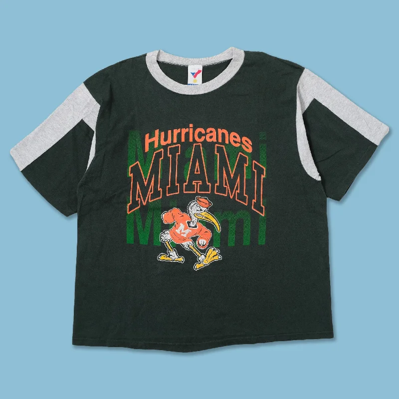 - Organic cotton dog bibsVintage Miami Hurricanes T-Shirt Large