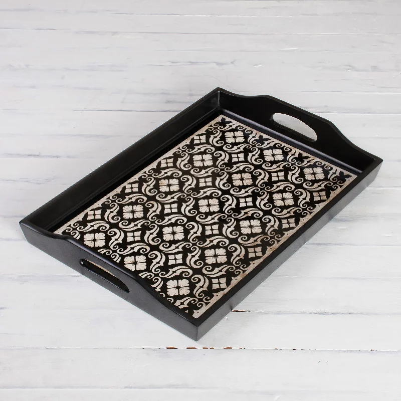 - Winter dog thick down jacketFloral Muse Handmade Black Reverse Painted Glass Serving Tray - Winter dog thick down jacketFloral Muse Handmade Black Reverse Painted Glass Serving Tray