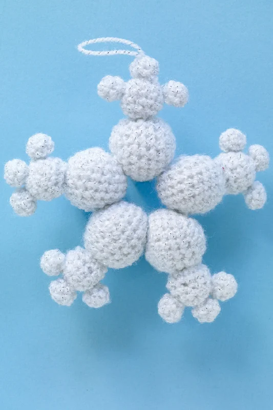 - Automatic induction pet water dispenserPuffy Snowflake (Crochet)