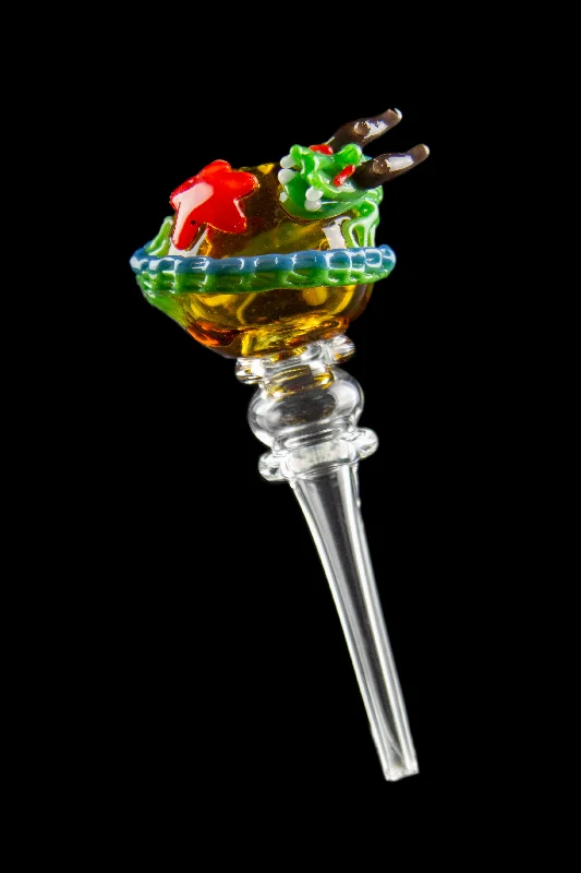 - Dog disposable foam shower gelEmpire Glassworks Dragon Sphere Honey Straw - 6"